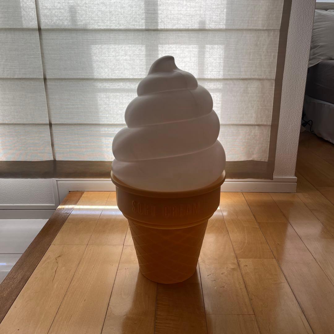 ソフトクリームオブジェ アイスクリーム 貯金箱