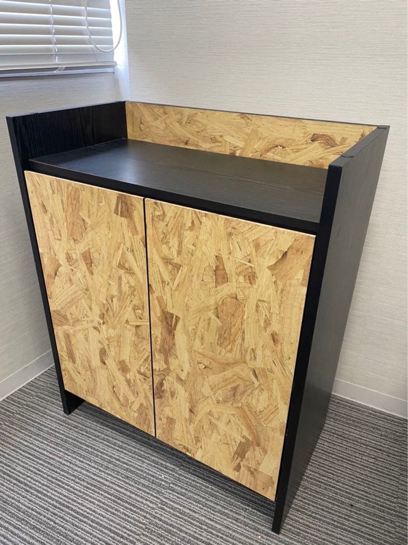 【使用歴1年！】バンブー風の木製小型棚、