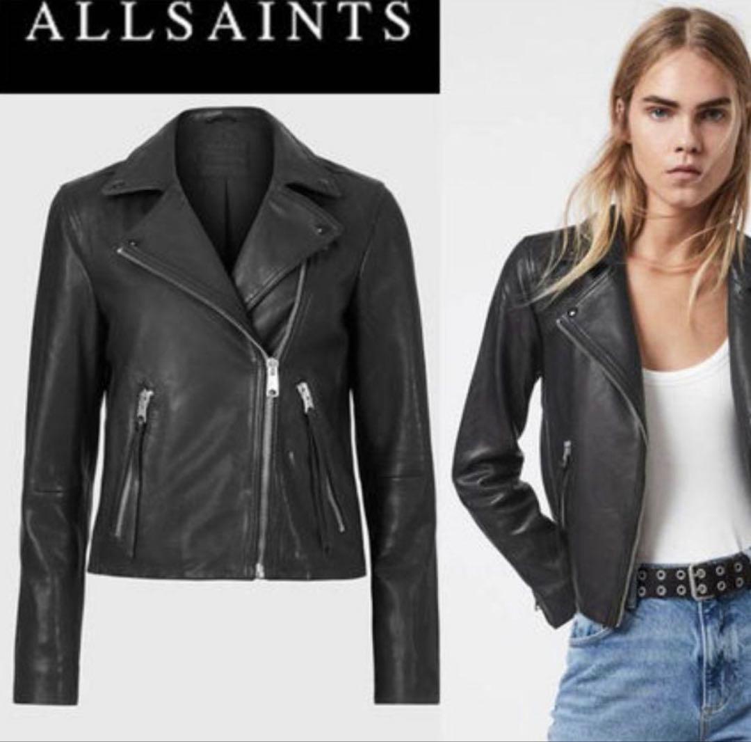 オールセインツ　ライダースジャケット