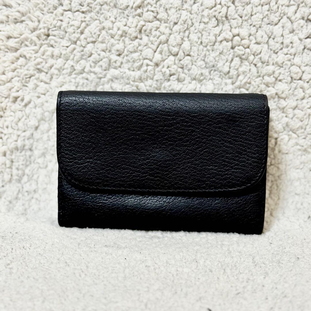 MIUMIU ミュウミュウ　二つ折り財布 Wホック　ゴールド金具