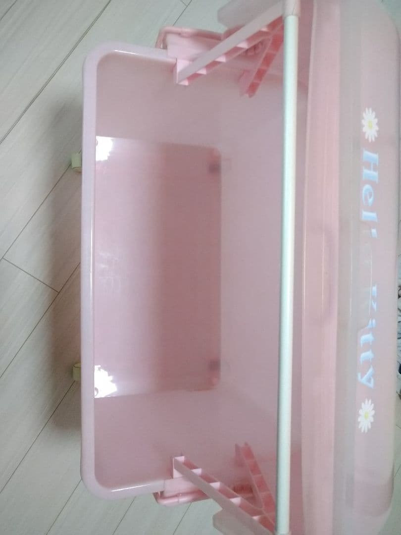 手渡し可 当時物 ハローキティ 衣装 ケース 収納 BOX レトロ Kitty