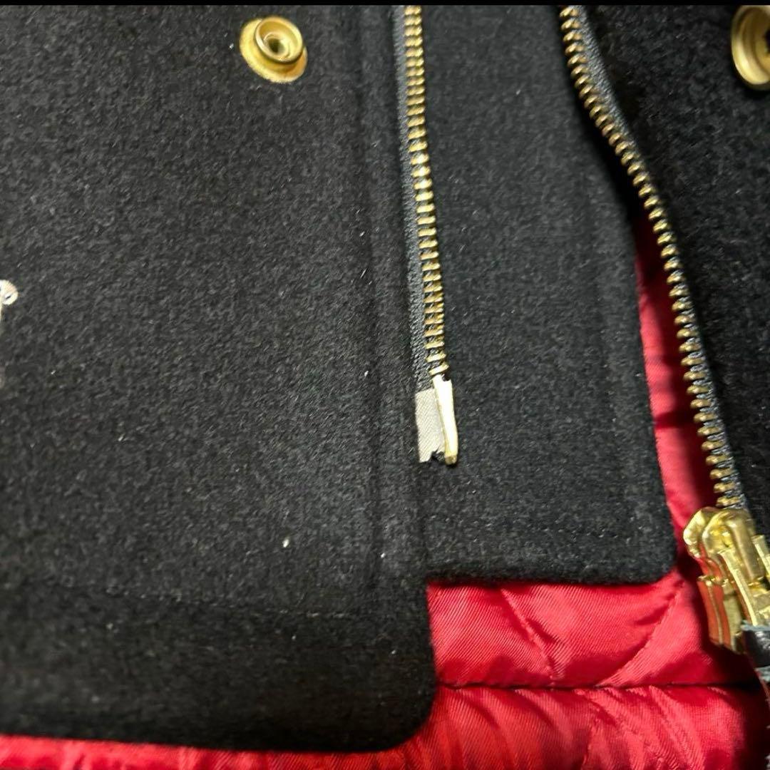 archive【Run&Guns】刺繍スタジャン/ファラオコート/Y2K/袖革◎