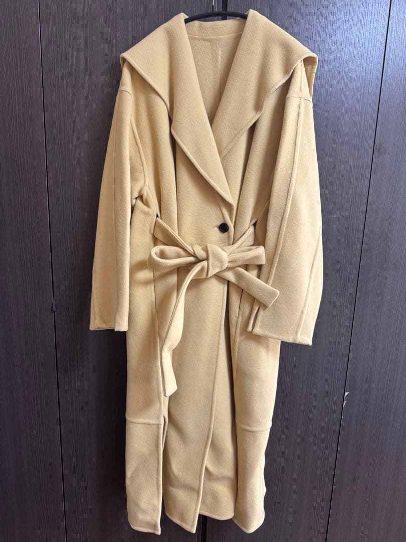 PUBLIC TOKYO クリームイエロー　 ロングコート