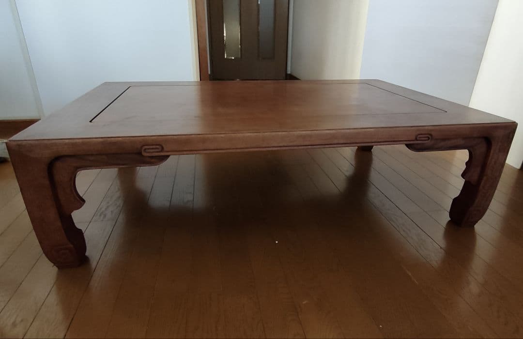 伝統的工芸品 大阪唐木指物 中森喜三郎 作 唐木家具 紫檀 座卓