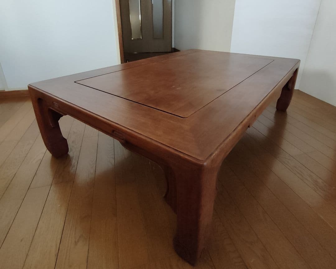 伝統的工芸品 大阪唐木指物 中森喜三郎 作 唐木家具 紫檀 座卓