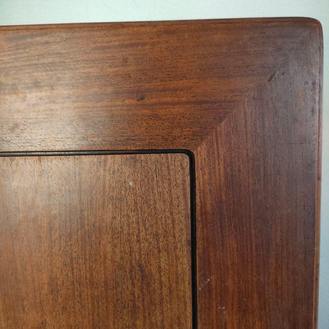 伝統的工芸品 大阪唐木指物 中森喜三郎 作 唐木家具 紫檀 座卓