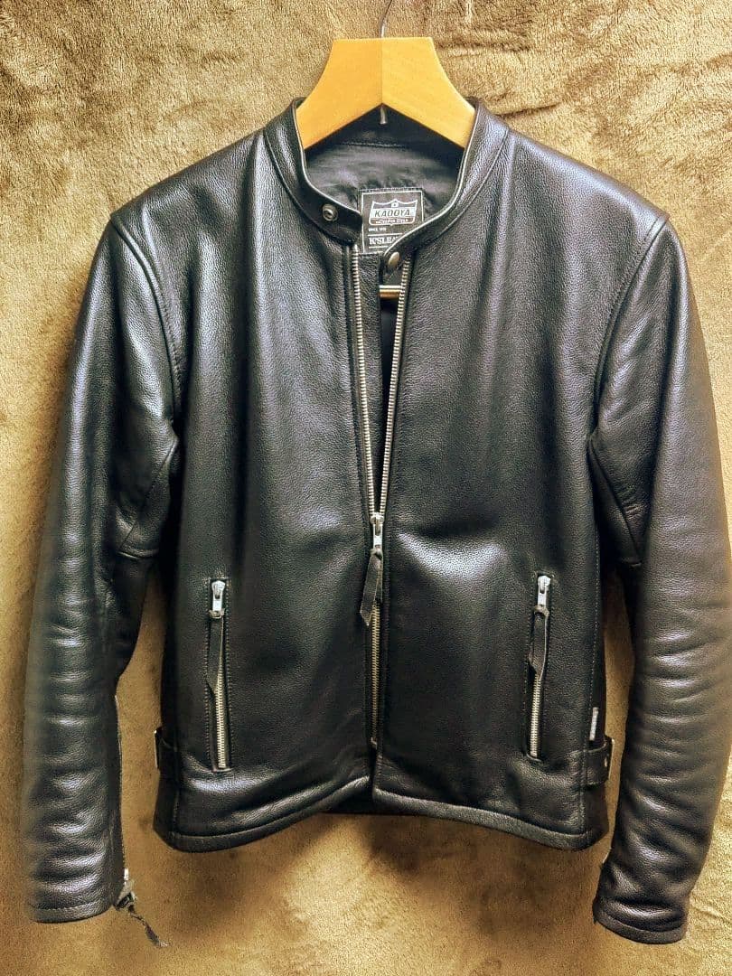 ス*カ様 KADOYA シングルライダースジャケット　Lサイズ