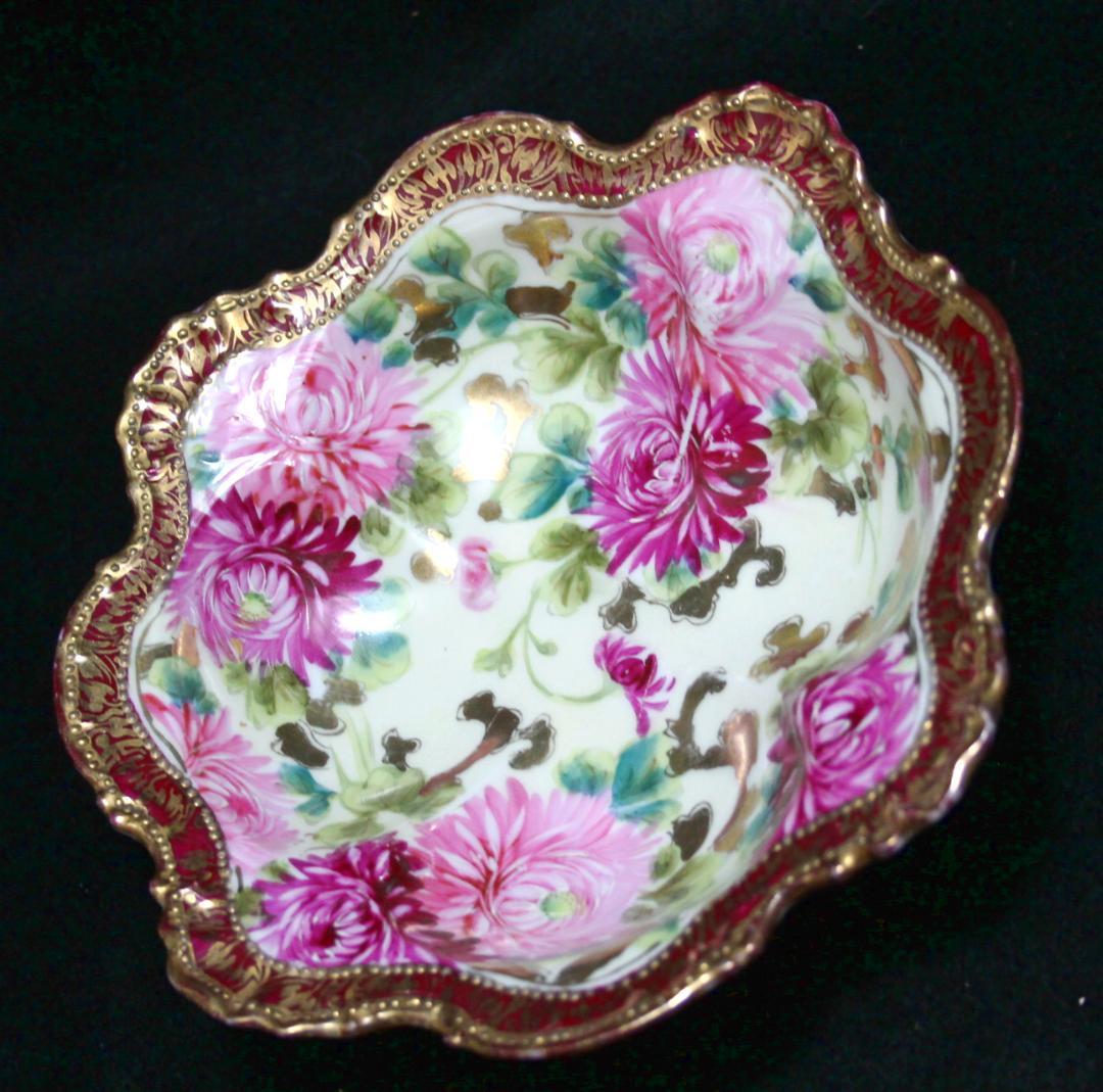 ◎秀麗 オールドノリタケ｟ メープルリーフ印｠ 希少 皿 ボウル ノリタケ