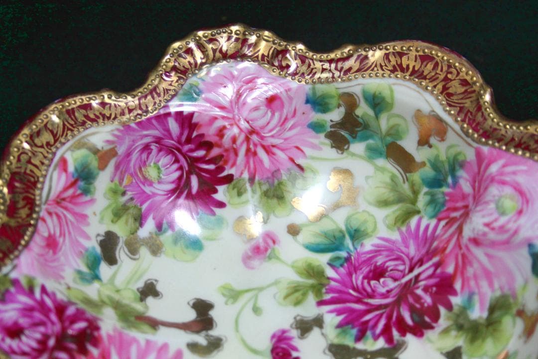 ◎秀麗 オールドノリタケ｟ メープルリーフ印｠ 希少 皿 ボウル ノリタケ