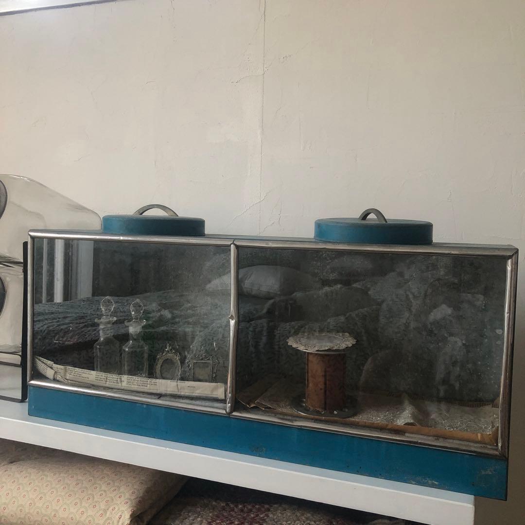 ブリキケース　レトロ　アンティーク