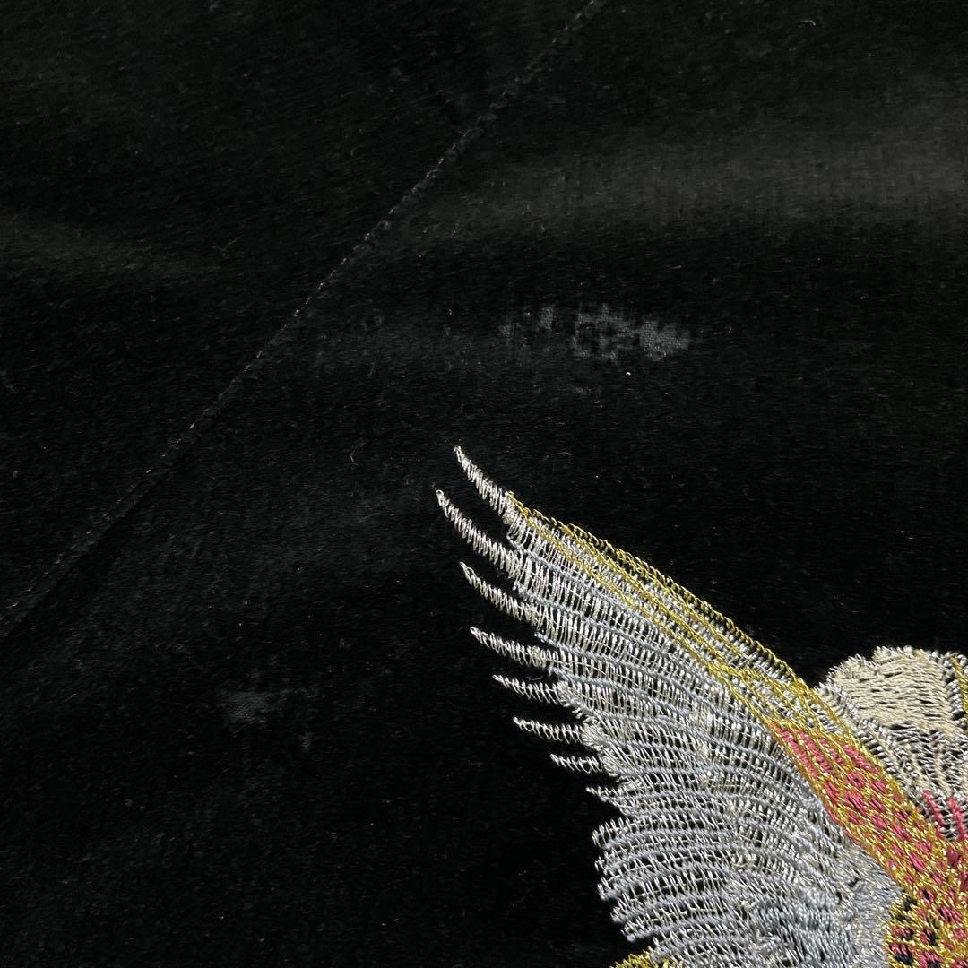 90s Hoshihime星姫 リバーシブル 別珍 スカジャン ベロア 龍 鷹