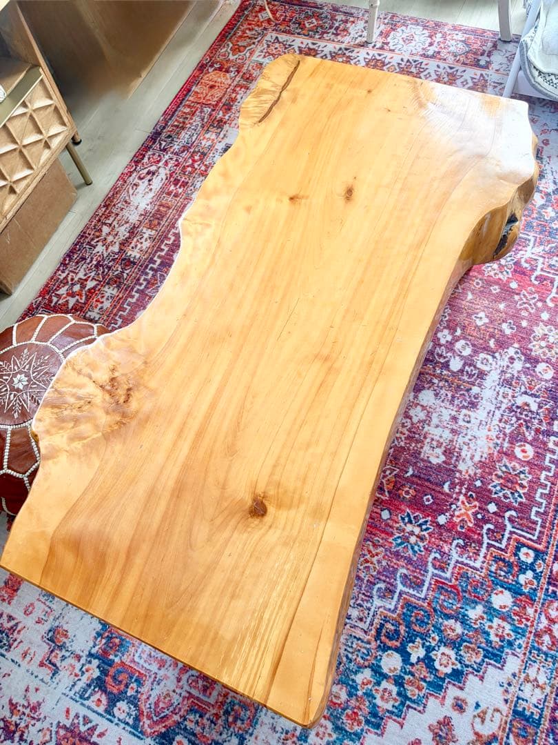 一枚板 無垢材 センターテーブル｜職人手作り・希少木材