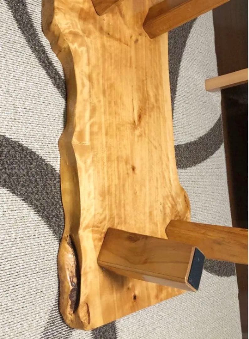 一枚板 無垢材 センターテーブル｜職人手作り・希少木材