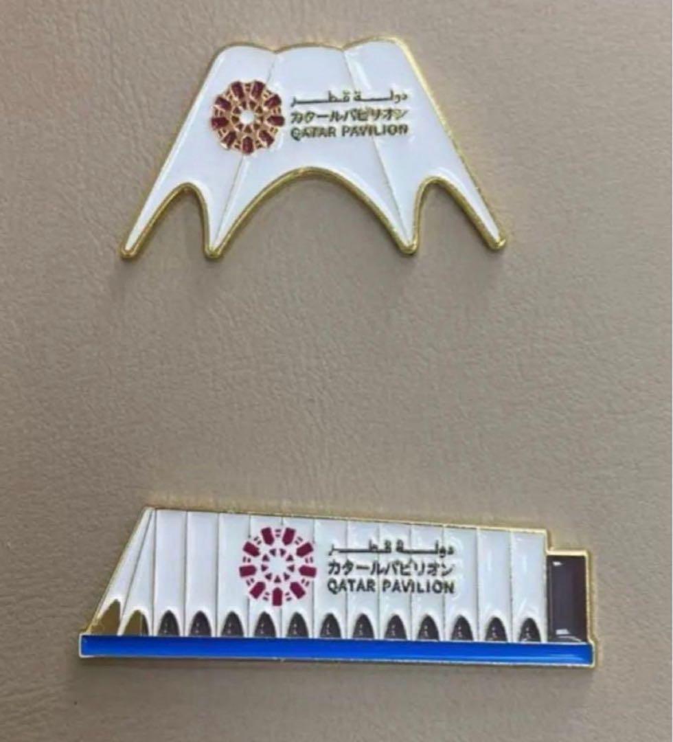 関西万博、expo2025、Pavilion、ピンバッジ、カタール館、レア