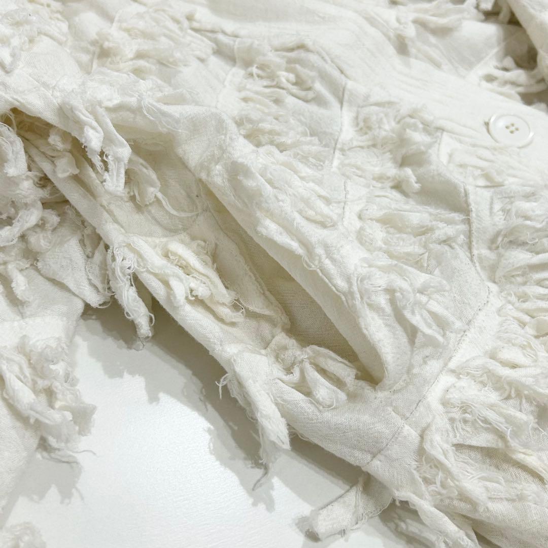 Paula Sweet 80s USA vintage フリンジカーディガン L