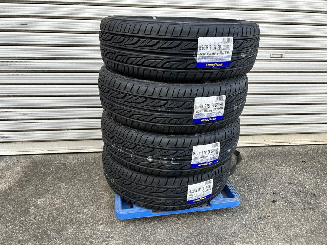 直接引取可　グッドイヤー　165/50R16　4本セット　サマータイヤ