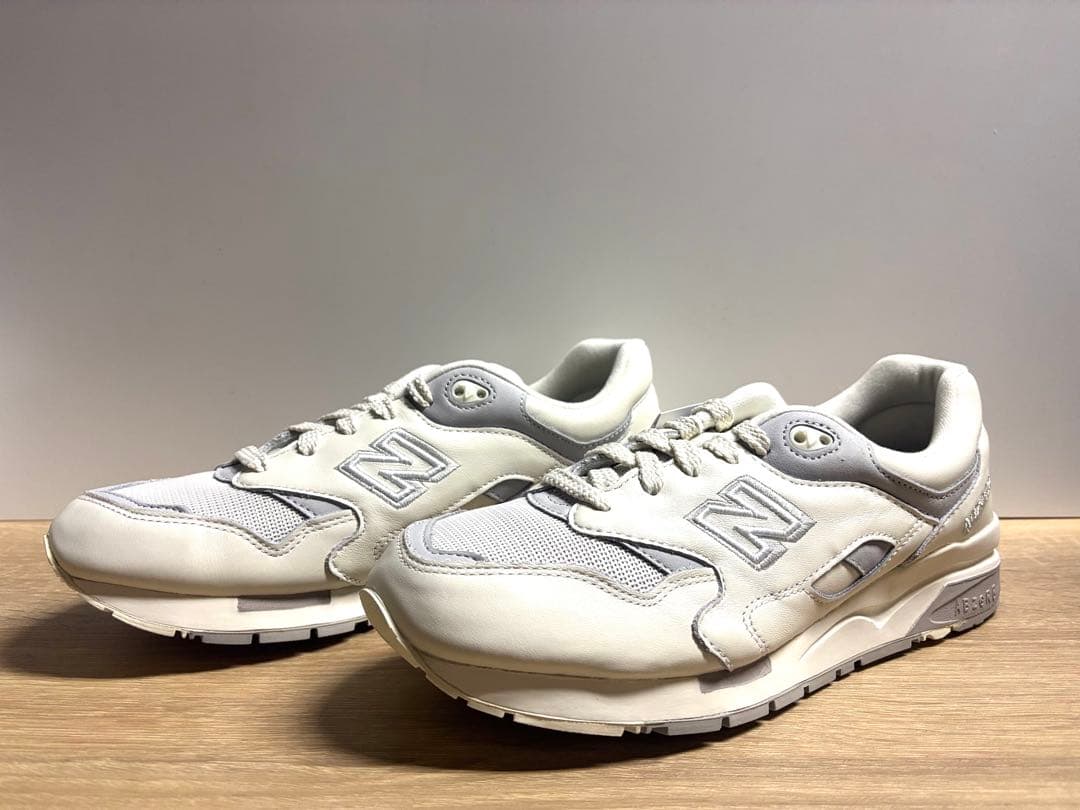 新品未使用 28cm D ニューバランス レザーモデル CM1600WPホワイト
