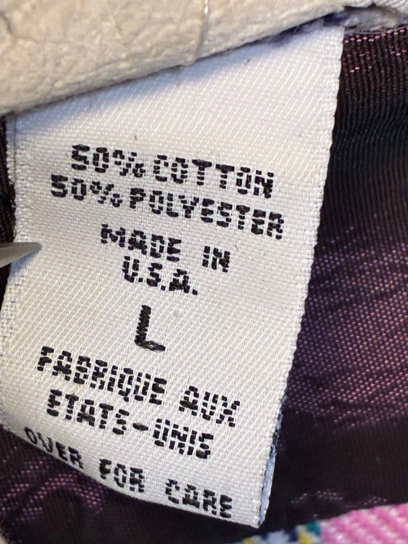 DOGTOWN 長袖シャツLサイズ　ピンク　made in U.S.A