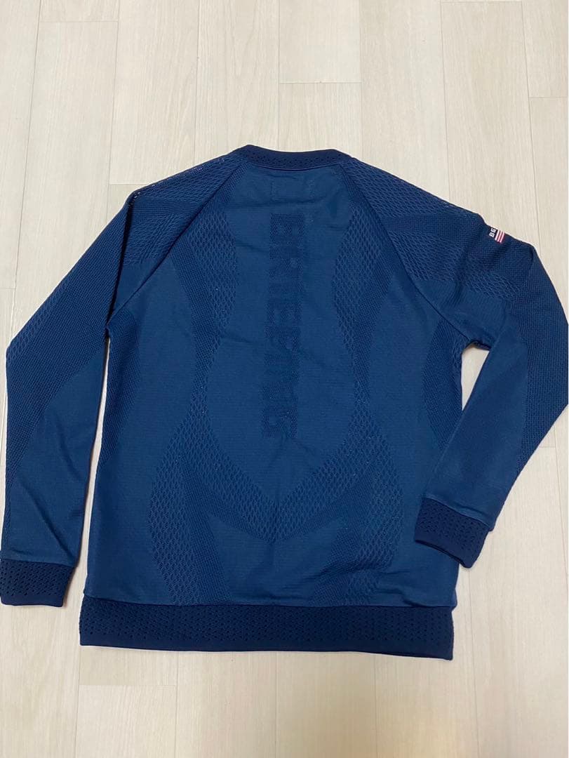 ブリーフィングゴルフWラッセルクルーネックセーターM