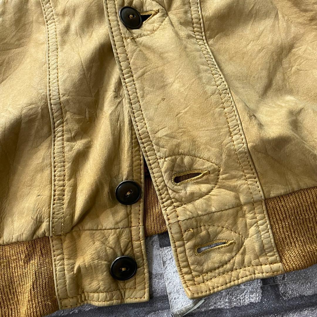 ジャケット・アウター 80's vintage leather swing top blouson