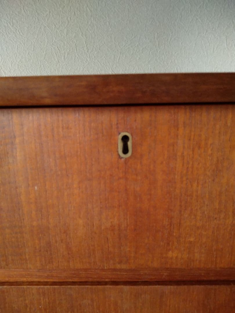 北欧ビンテージ　チェスト　ウッド 3段チェスト