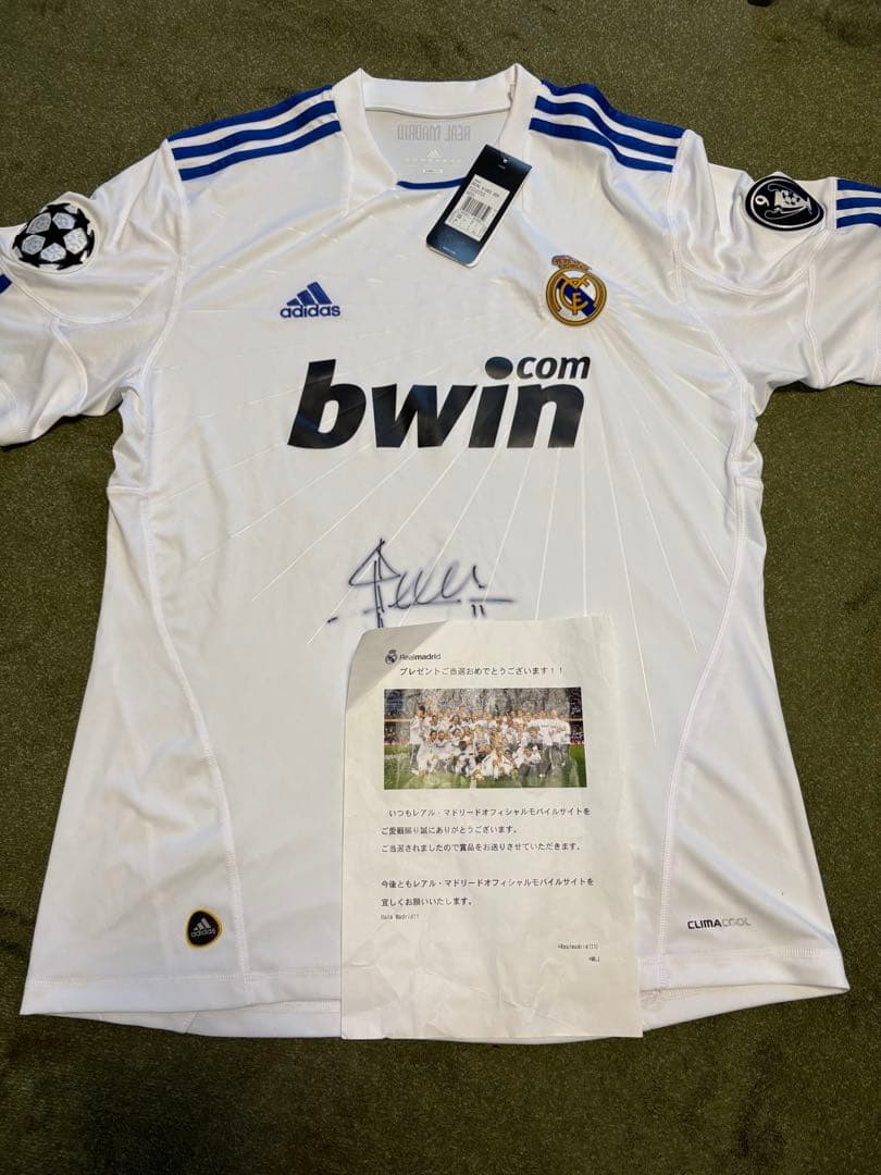 レアルマドリー　2011-2012シーズン 公式　アロンソ　サイン　ユニ