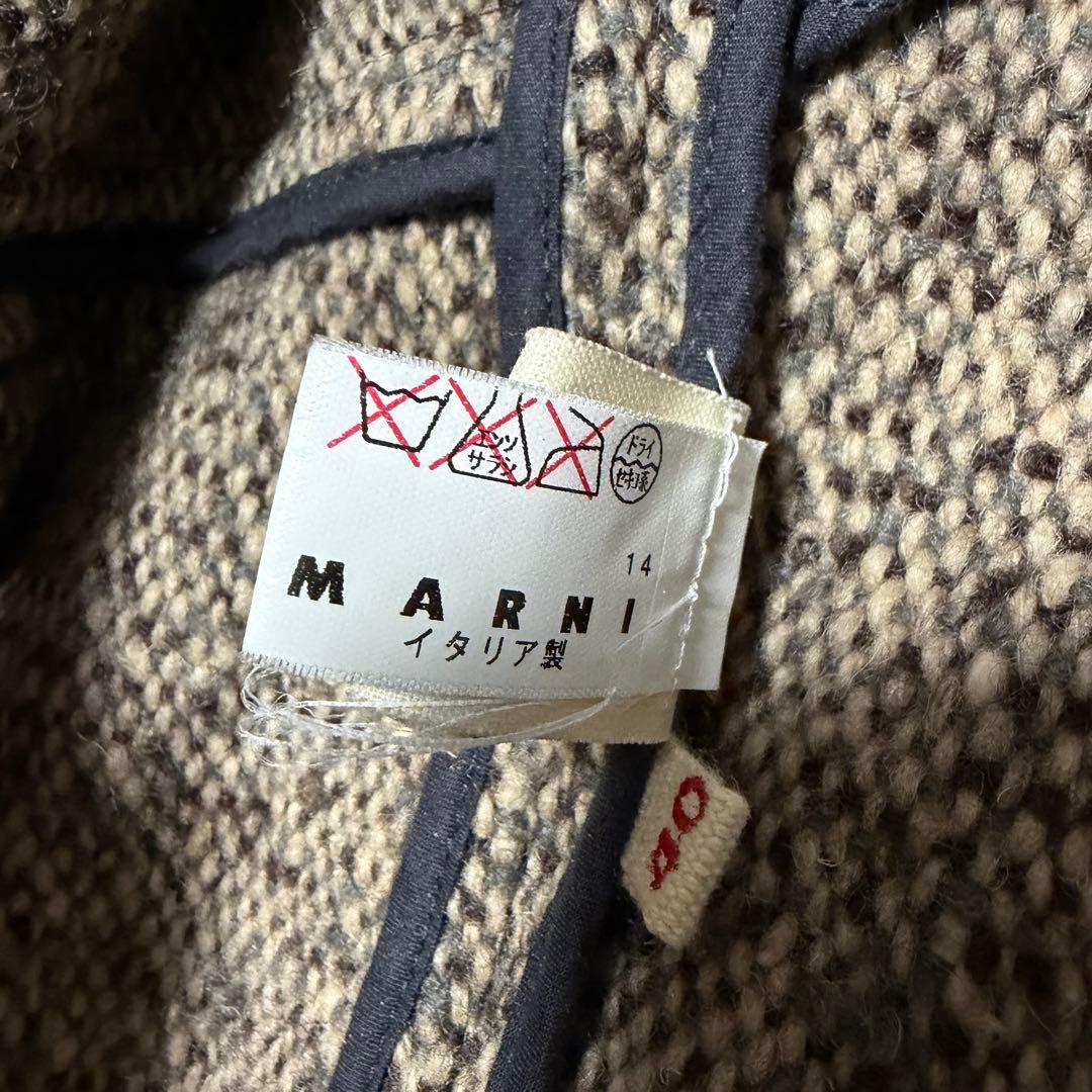 【りっつ】MARNI マルニ　ツイードジャケット　リボン　イタリア製