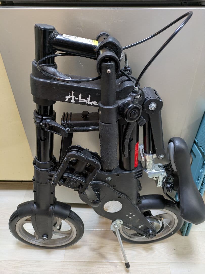 ゲ*ロ様 【10インチ】A型bike A-bike 折りたたみ自転車 ブラック