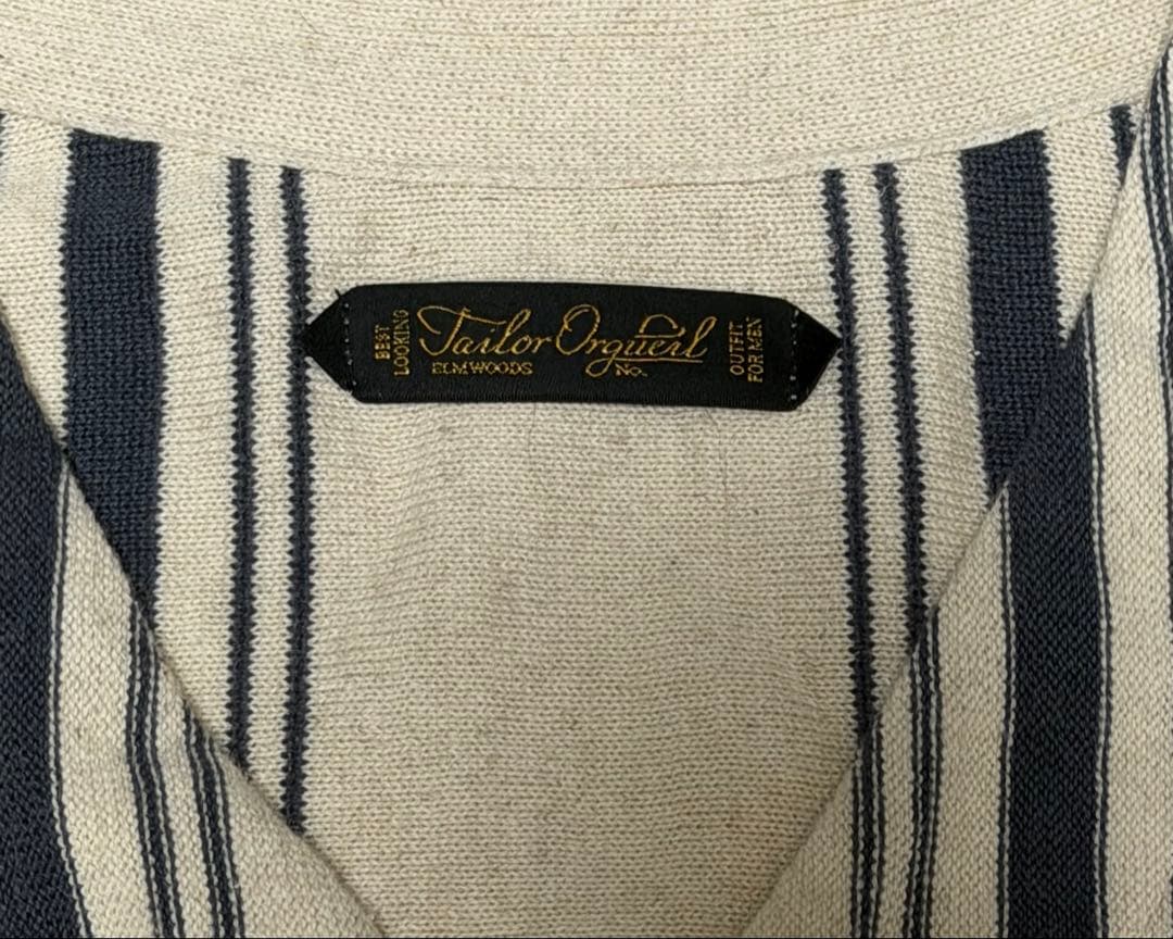 ORGUEIL オルゲイユ ストライプカーディガン 未使用42