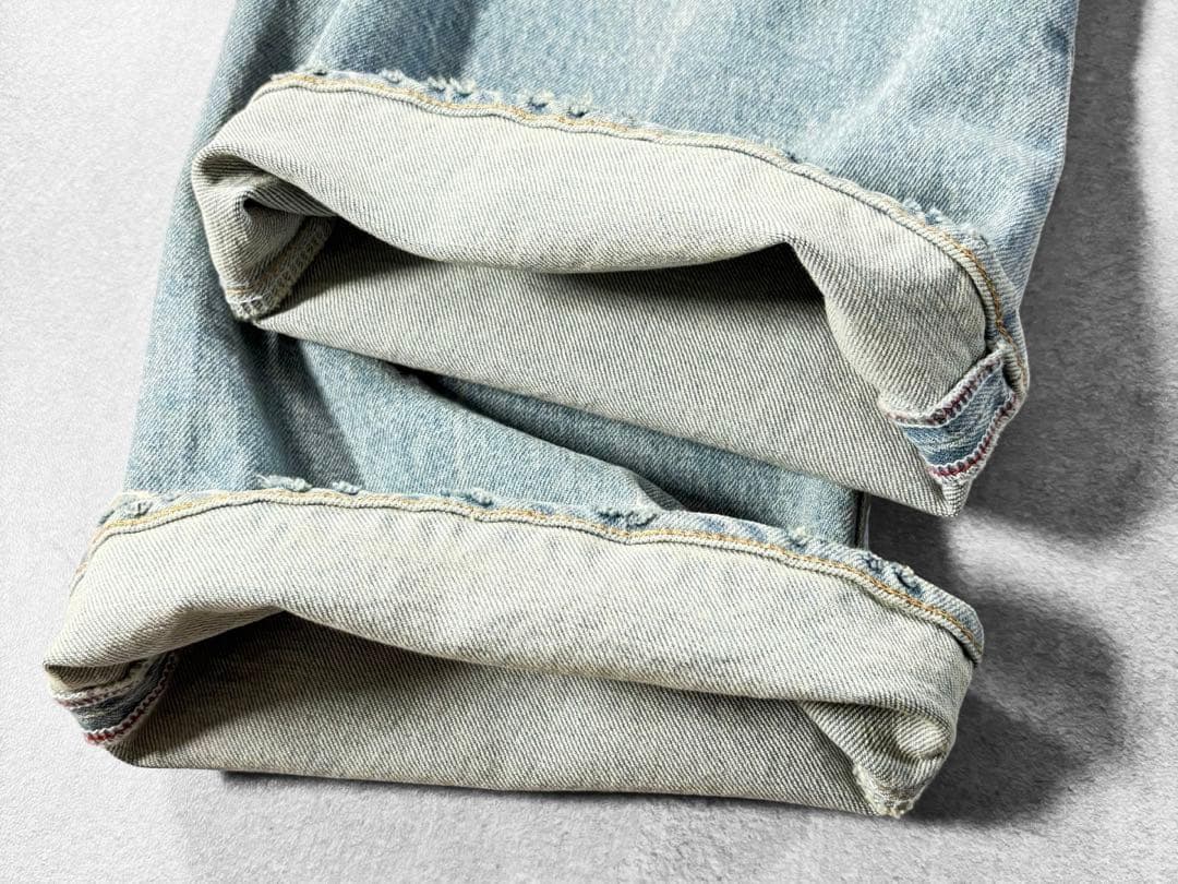 美品 MOUSSY MVS FLARE 24 ハイウエスト 日本製 マウジー