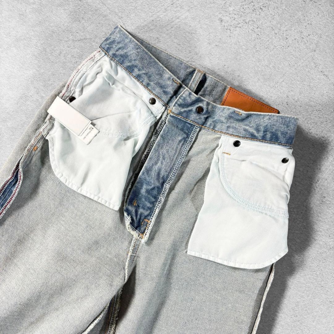 美品 MOUSSY MVS FLARE 24 ハイウエスト 日本製 マウジー