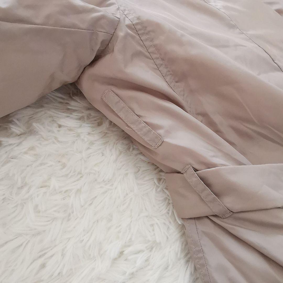 エスマックスマーラ リバーシブル 洗える グースダウンコート ファー ベルト S