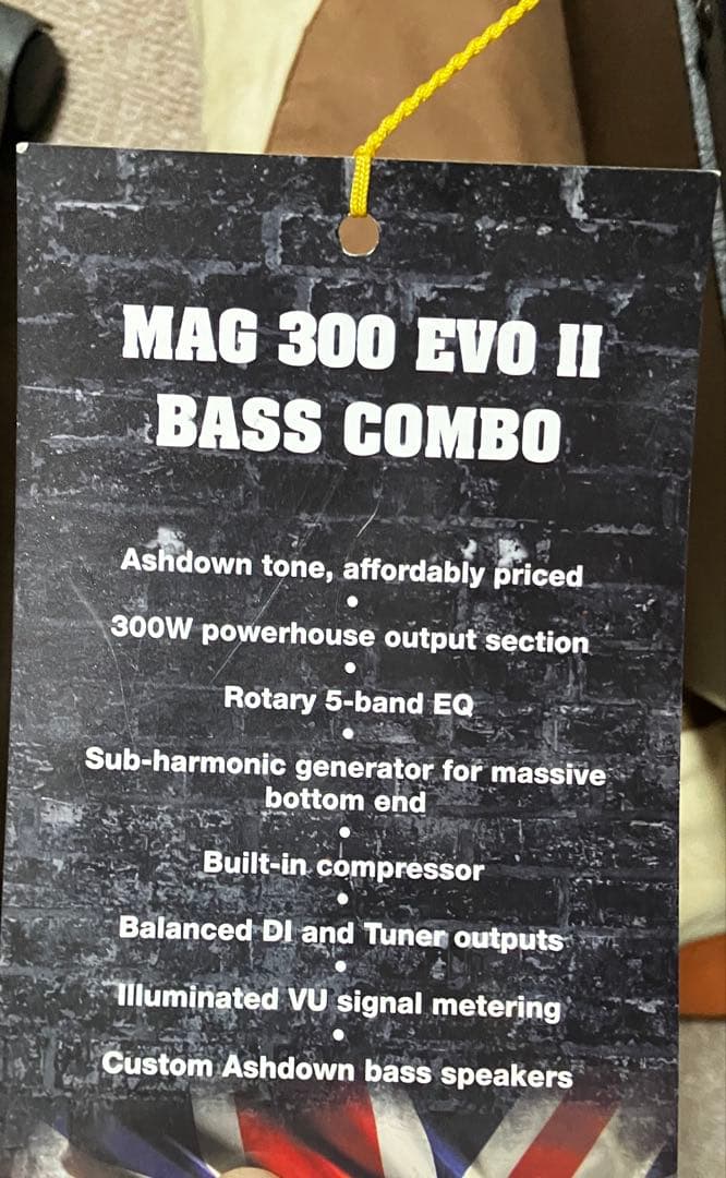 期間延長⭐︎Ashdown MAG 300 EVO II ベースアンプ 300W