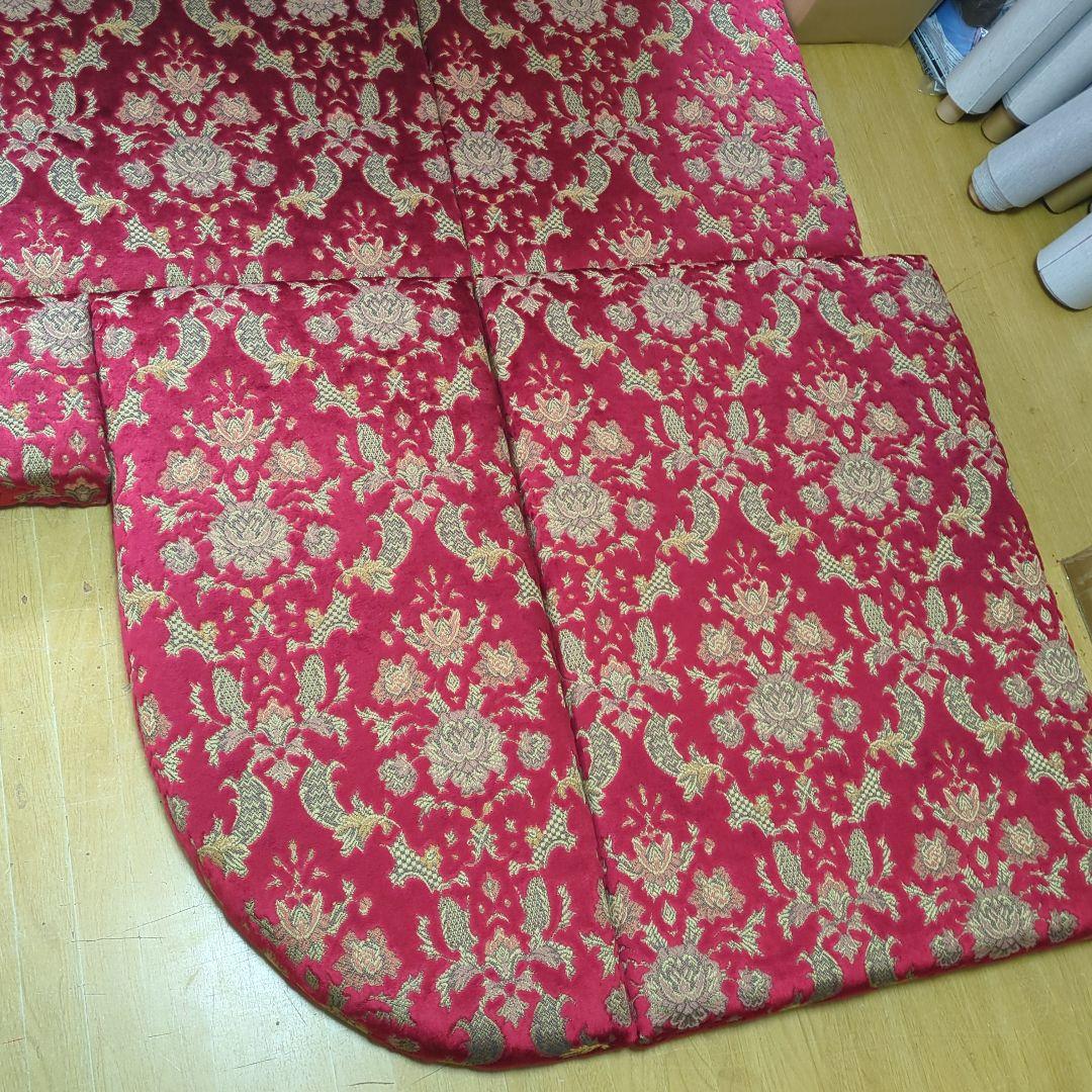 【け】フラット3点セット（カスタム）&ベット4分割【バレンタイン レッド】