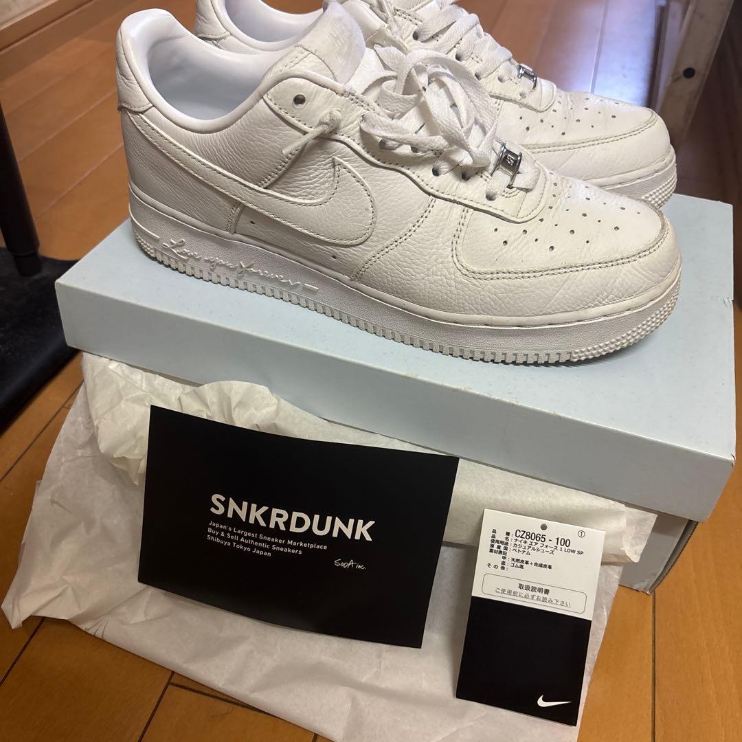 ノクタ　Nike Air Force 1 ホワイト 27.5