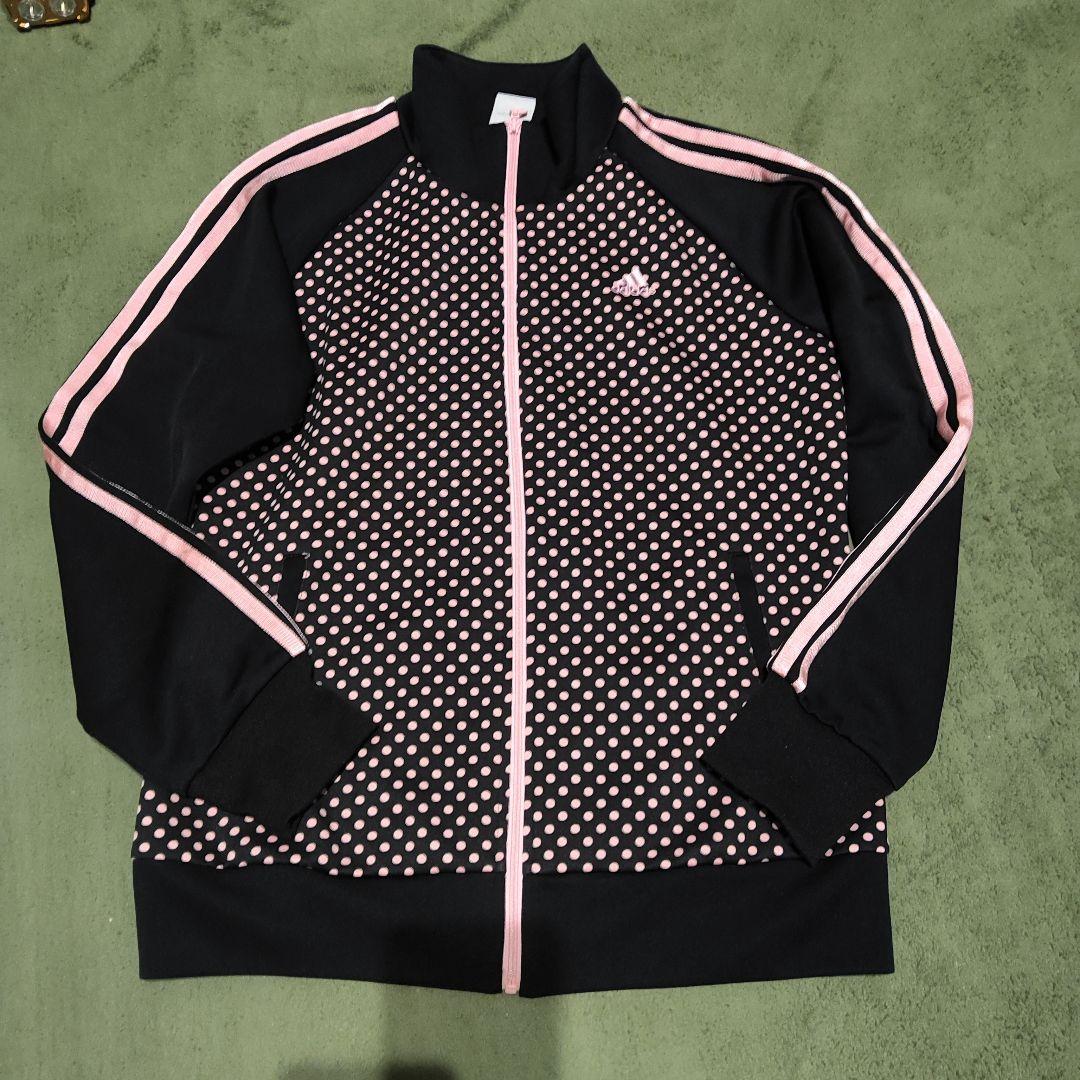 adidas ドット柄 ジャージセット