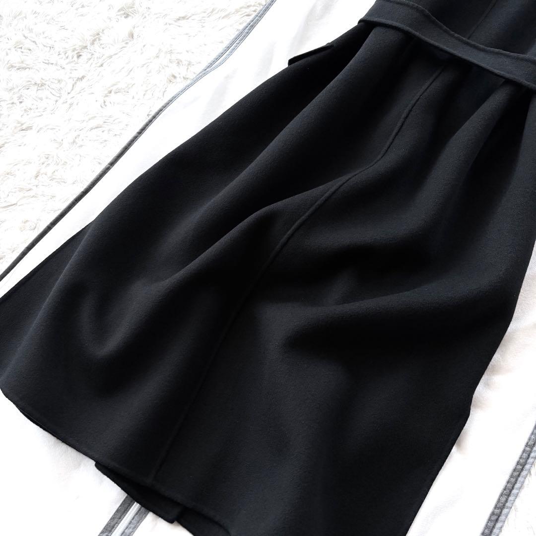 新品同様‼️マックスマーラクチートアマーノダブルフェイスウール100% ロングジレ