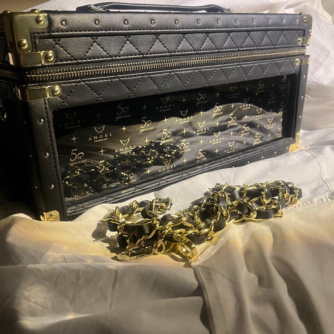 エンジェルシャンパン 空箱 5周年 レザー