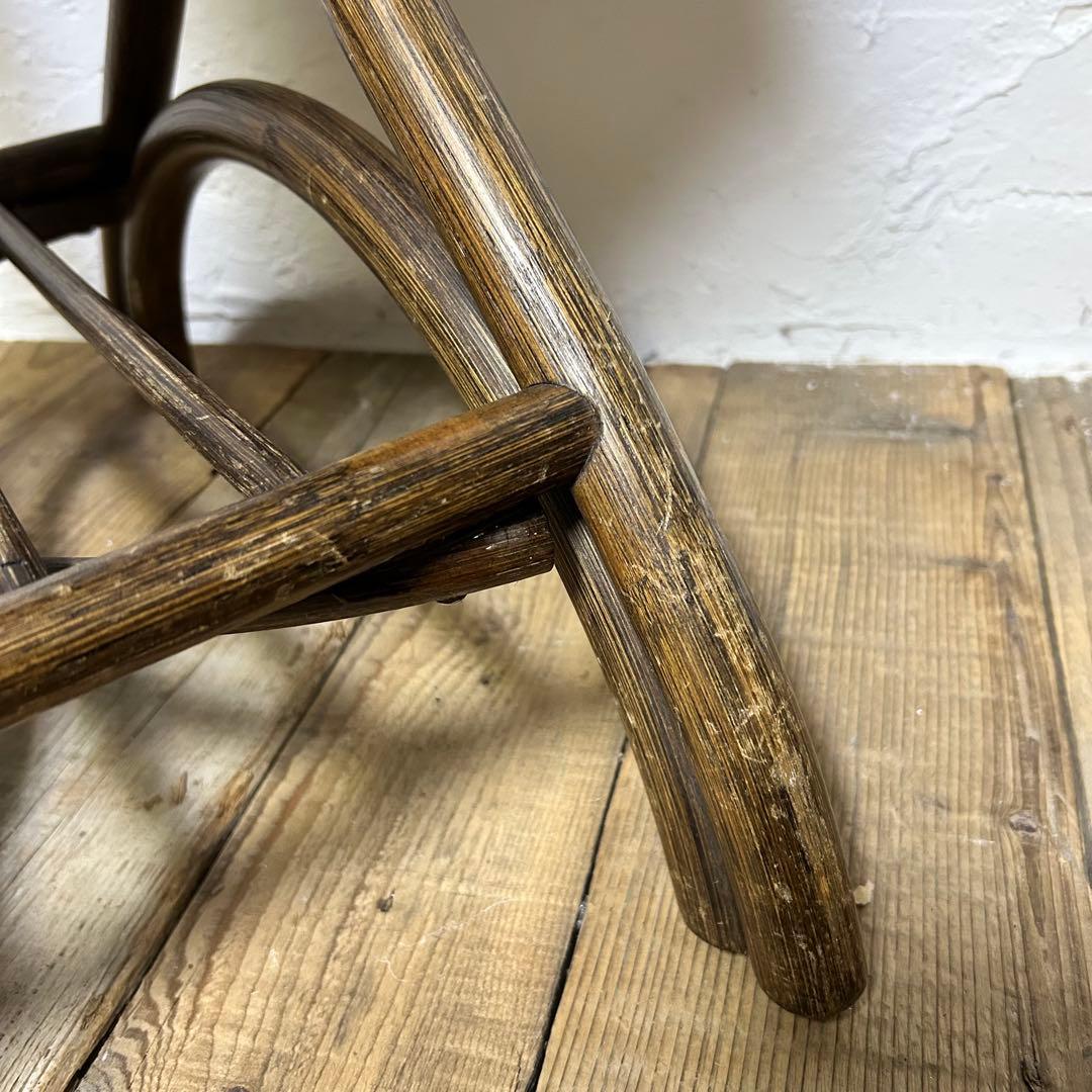 ラタン フレーム 姿見 スタンドミラー