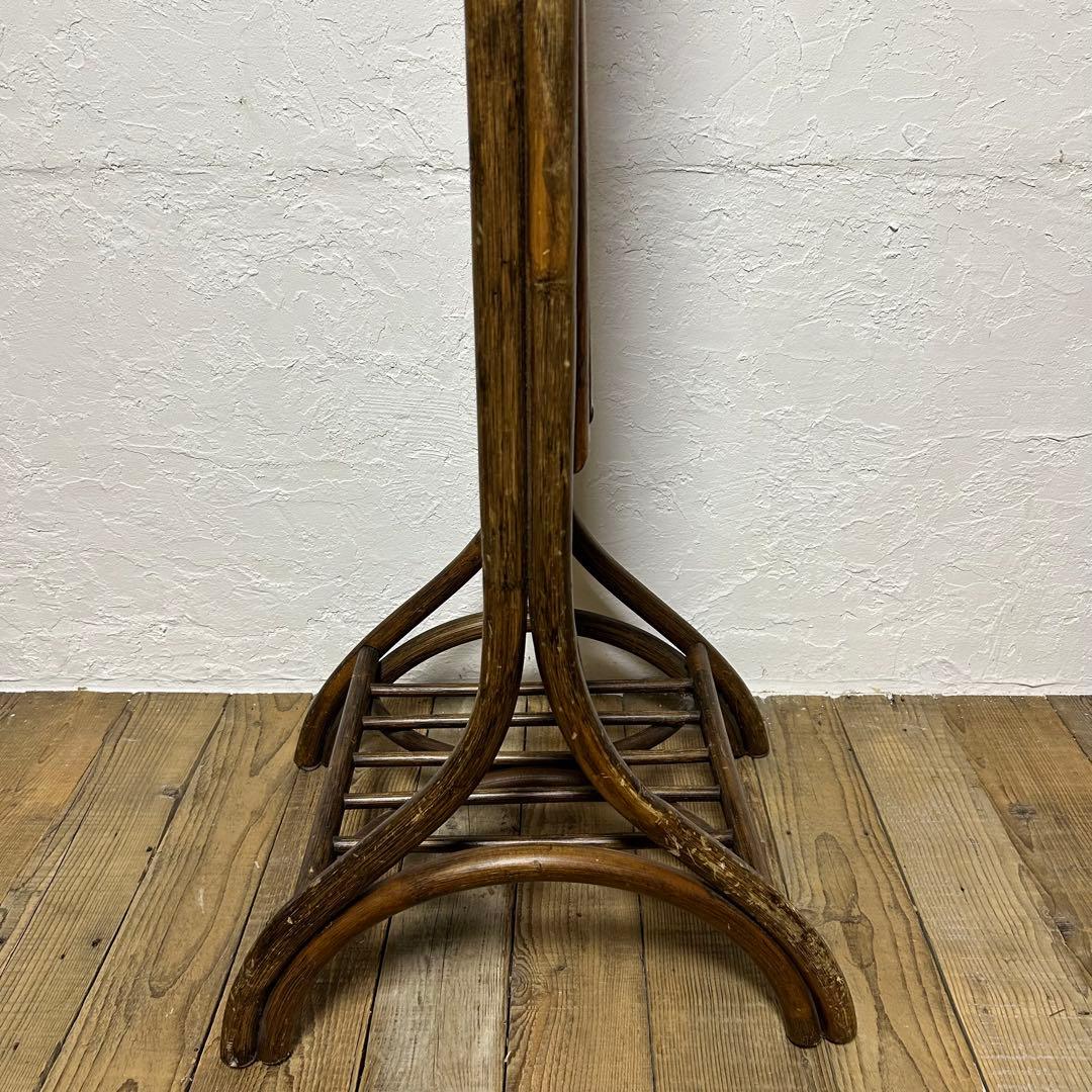 ラタン フレーム 姿見 スタンドミラー