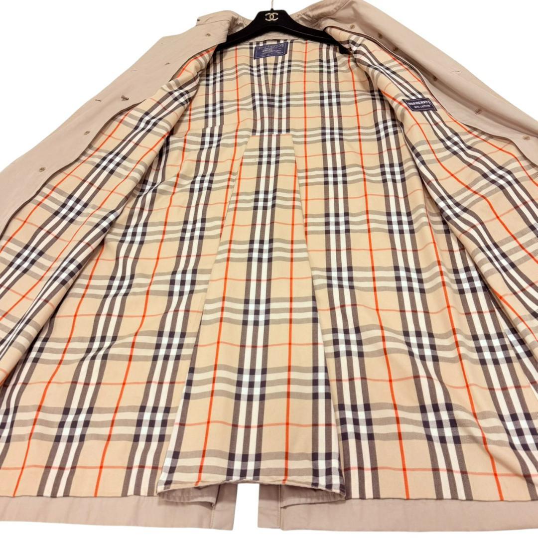 BURBERRY 腰ベルト ヴィンテージ コットン マキシ丈 トレンチコート