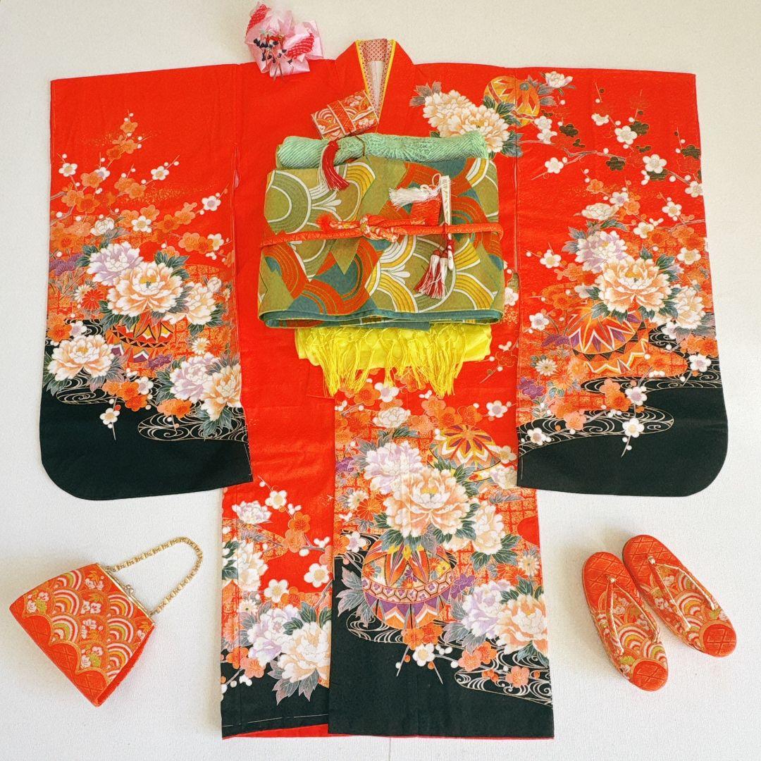 【お買い得】セット　七五三　 7歳　女の子　小物セット　5622