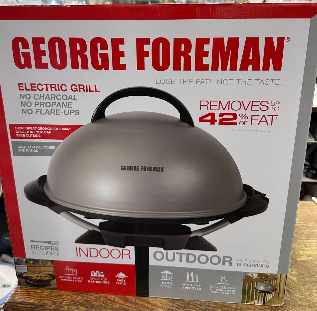 未使用・未開封品　 ジョージ ・ フォアマン電気グリルeForeman