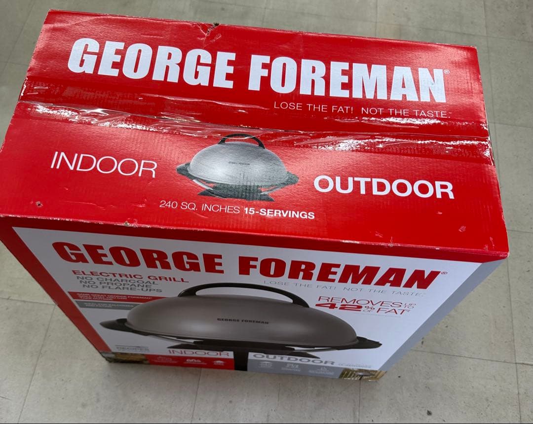 未使用・未開封品　 ジョージ ・ フォアマン電気グリルeForeman