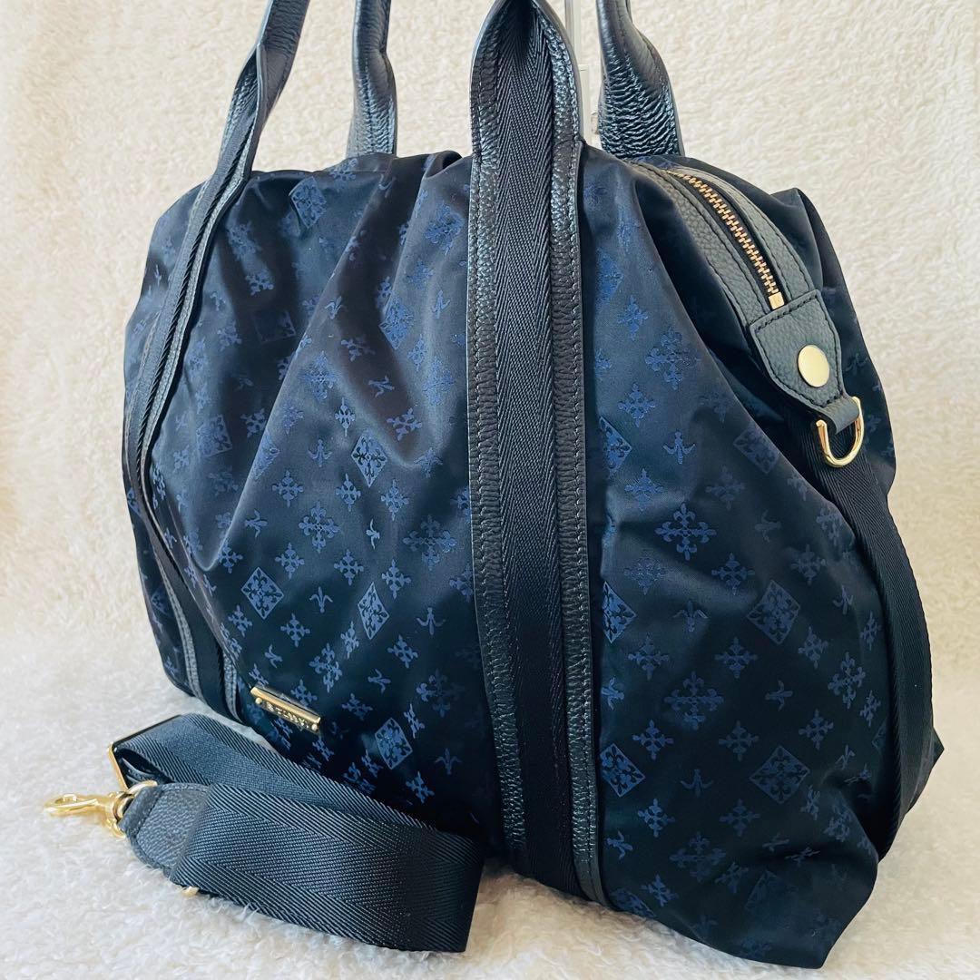 【未使用】ラシット トートバッグ 2way ボストンバッグ 黒 大容量 旅行