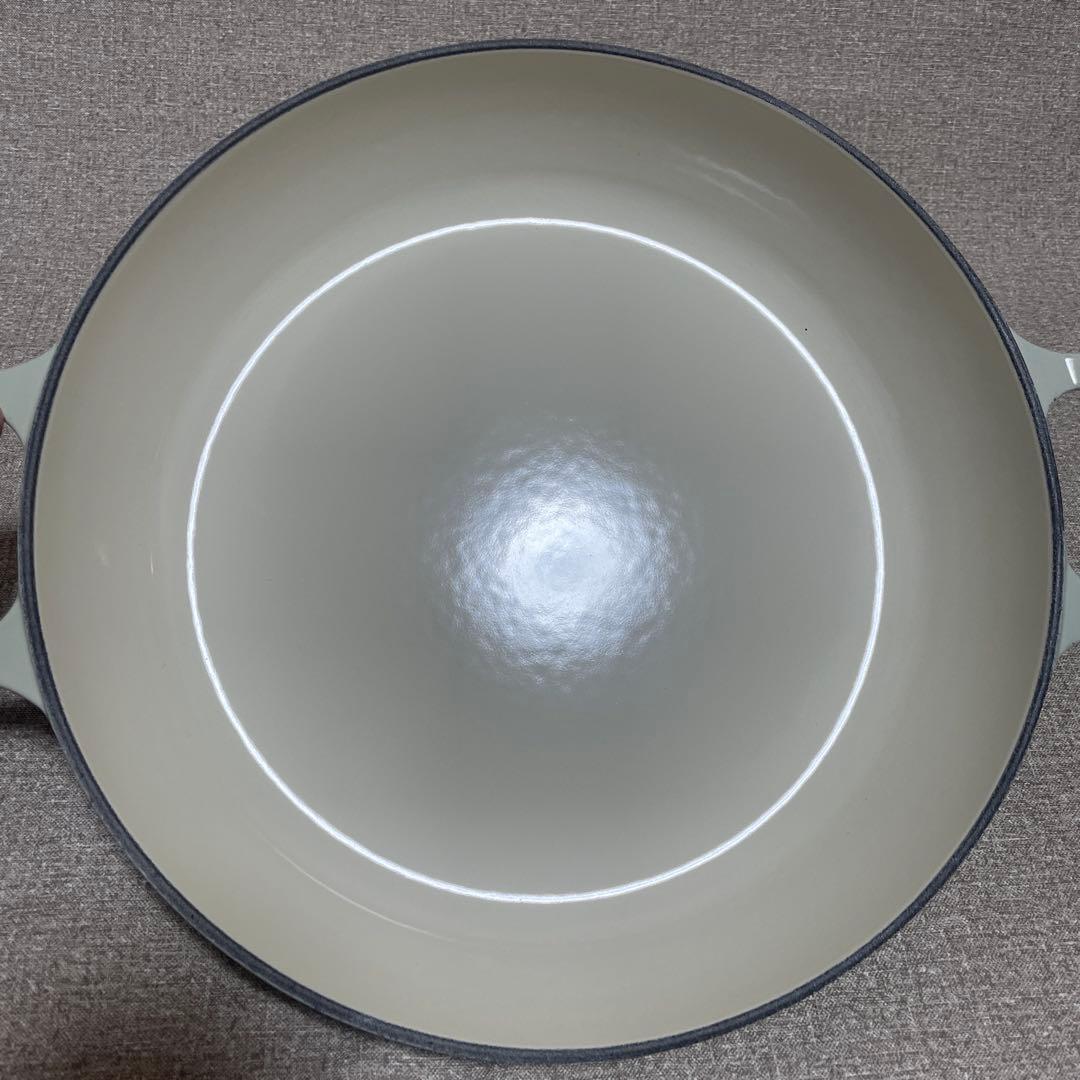 《未使用》ルクルーゼ わさび ビュッフェキャセロール 26cm