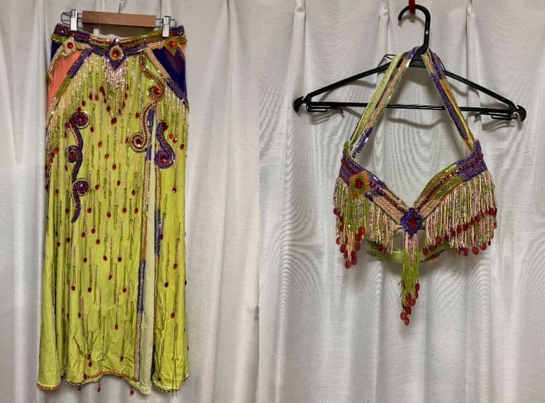 ベリーダンス 衣装 コスチューム sim シム belly dance セット