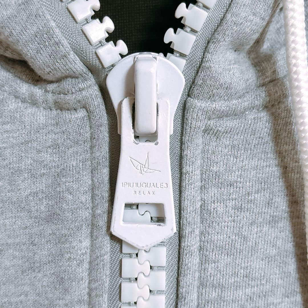 ウノピュウノウグァーレトレ　フルジップアップパーカー　サイドロゴ　メンズM相当