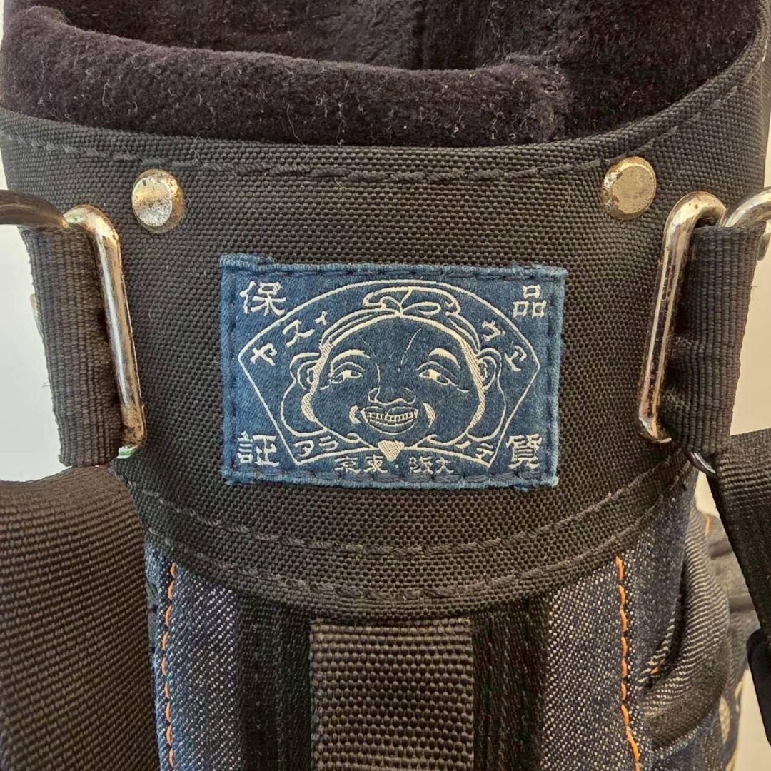 EVISU GOLF デニムキャディーバッグ8分割モデル スタンド機能付き