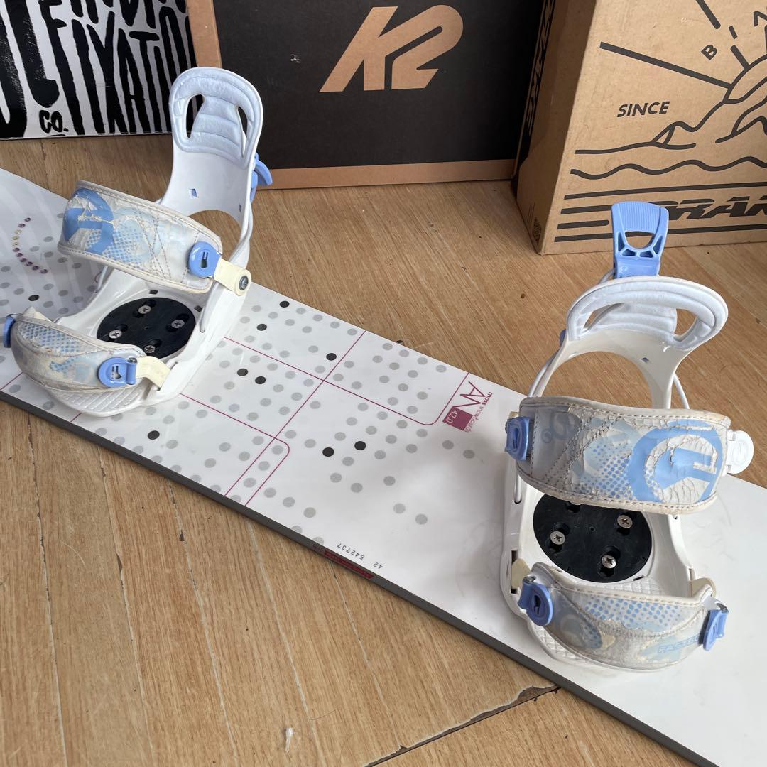 MOSS×FASTEC　良質国産　モス　スノーボードセット　バイン付